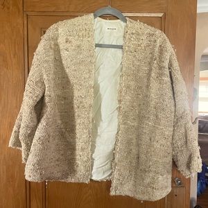 Beautiful Masscob textured silk jacket, size 36 (small)